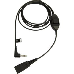 Jabra 8735-019 audio kabel 0,5 m QD 3.5mm Zwart