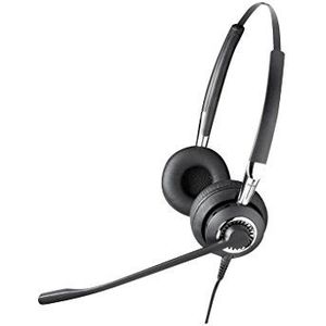 Jabra 2406-300-104 Monofoon hoofdtelefoon met microfoon, zwart