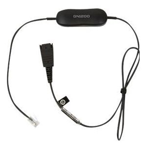 Jabra - GN1216 - Aansluitkabel QD - RJ9 - Zwart - Geschikt voor Avaya one-X