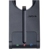 Jabra Pro 920 Mono gebruikersvriendelijke DECT-Office-headset voor vaste telefoons, hoog bereik, ruisonderdrukking, oplaadschaal inclusief, zwart