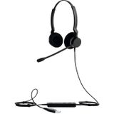 Jabra BIZ 2300 USB Microsoft Lync Duo Headset Bedraad Hoofdband Kantoor/callcenter USB Type-A Zwart