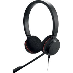 Jabra Evolve 20 MS Stereo Zwart hoofdtelefoon
