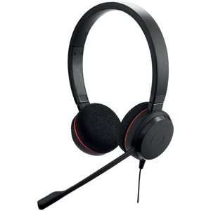 Jabra Evolve 20 MS Stereo Zwart hoofdtelefoon