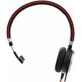Jabra Evolve 40 UC Mono Headset – Unified Communications-gecertificeerde Koptelefoon voor VoIP-softphones met Passive Noise Cancellation – USB-Akabel met Controller – Zwart
