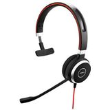 Jabra Evolve 40 UC Mono Headset – Unified Communications Headphones for VoIP Softphone with Passive Noise Cancellation – 3.5mm Jack only – Black
