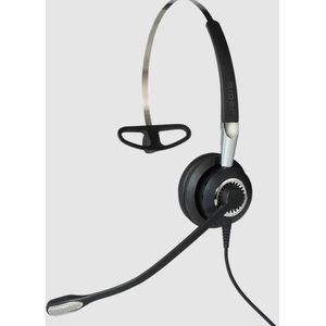 Jabra Biz 2400 II USB-A CC UC On-Ear Mono Headset - Unified Communications Geoptimaliseerde Noise-Cancelling Kabel-hoofdtelefoon met HD Voice en programmeerbare bedieningseenheid