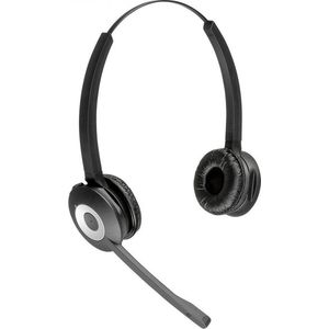 Jabra Pro 920 Duo gebruiksvriendelijke DECT-Office-headset, ruisonderdrukking, laadstation incl, Single, 19.2, Zwart