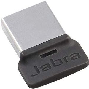 Jabra Link 370 USB A-bluetooth-adapter UC - 30 meter/98 voet draadloos bereik voor Jabra headsets - uniforme communicatie geoptimaliseerd - zwart