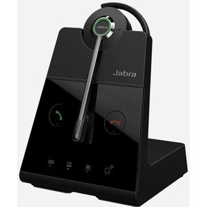 Jabra Engage 65 DECT-hoofdtelefoon Convertible – draadloze hoofdtelefoon met Skype-certificering voor bedrijven – geavanceerde ruisonderdrukking voor vaste telefoons en softphones – zwart – EU-versie