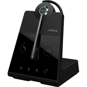 Jabra Engage 65 Cabriolet (Draadloze), Kantoorheadset, Zwart