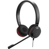 Jabra Evolve 20SE MS Duo Headset mit einfacher Anrufsteuerung & Geräuschunterdrückung