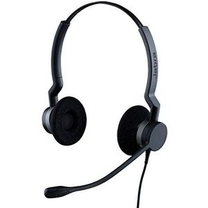 Jabra Biz 2300 USB-C MS in-ear stereo hoofdtelefoon, bekabeld, Skype for Business, met besturingseenheid voor desktop-telefoons en telefoonsoftware