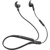 Jabra Evolve 65e ANC Bluetooth Earbuds - Draadloze Oortjes met Nekband voor UC, Muziek en Trillingen - Zwart