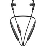 Jabra Evolve 65e ANC Bluetooth Earbuds - Draadloze Oortjes met Nekband voor UC, Muziek en Trillingen - Zwart