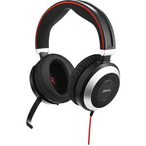 Jabra Evolve 80 MS Duo - gecertificeerd voor Skype voor Business StereoHeadset met USB-C