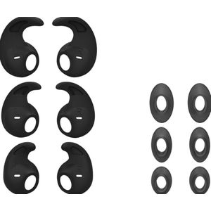 Koptelefoon - Zwart - Gelmateriaal - 3 Stuks