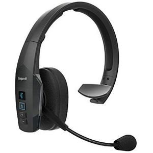 BlueParrott B450-XT New Bluetooth Mono over-ear hoofdtelefoon - 96% ruisonderdrukking met spraakbesturing voor openbare ruimtes en lawaaierige omgevingen - zwart
