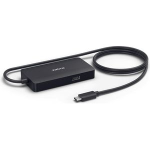 Jabra 14207-58 interface hub USB 3.2 Gen 1 (3.1 Gen 1) Type-C Zwart