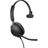 Jabra - Evolve2 40 - Bedrade Headset - Zwart - USB Type-A