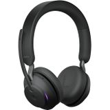 Jabra Evolve2 65 MS Stereo + Stand - Bluetooth Headset - op oor - draadloos - USB - noise isolating - zwart
