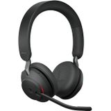 Jabra Evolve2 65 MS Stereo + Stand - Bluetooth Headset - op oor - draadloos - USB - noise isolating - zwart