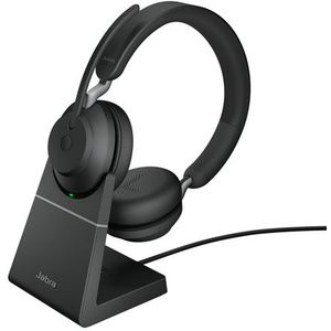 Jabra Evolve2 65 UC Stereo Headset - Bluetooth - Draadloos - USB-C - Zwart