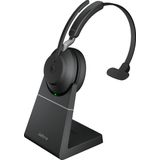 Jabra Evolve2 65 MS Mono + Stand Bluetooth Headset met standaard op oor omkeerbaar Bluetooth draadloos