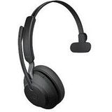 Jabra Evolve2 65 Draadloze Headset – UC-gecertificeerde Monokoptelefoon met Noise Cancelling en Lange Batterijduur – USB-A Bluetooth Adapter – Zwart