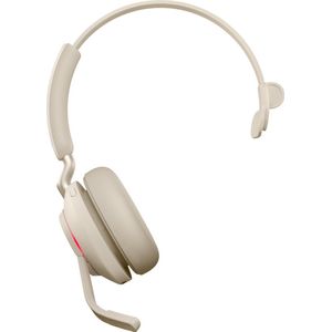 Jabra Evolve2 65 - Draadloze On-Ear Headset - 37 uur batterijduur - Beige