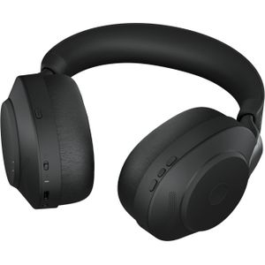Jabra Evolve2 85 UC Over Ear headset Telefoon Bluetooth, Kabel Stereo Zwart Ruisonderdrukking (microfoon) Volumeregeling, Indicator voor batterijstatus,