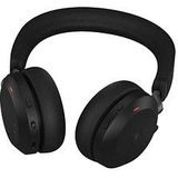 Jabra Evolve2 75 Wireless PC Headset mit Ladedock, 8-Mikro-Technologie - Dual-Foam-Stereo-Kopfhörer mit moderner aktiver Geräuschunterdrückung, USB-C Bluetooth-Adapter und MS-Kompatibilität - Schwarz