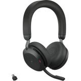 Jabra Hoofdtelefoon/Headset Bedraad en Draadloos USB Type-C Bluetooth Zwart