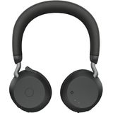 Jabra Evolve2 75 Headset - Bedraad en Draadloos - USB Type-C - Bluetooth - Zwart