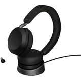 Jabra Hoofdtelefoon/Headset Bedraad en Draadloos USB Type-C Bluetooth Zwart