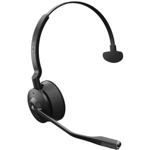 Jabra Engage 55 draadloze mono headset met Link 400 USB-A DECT adapter - met noise cancelling microfoon en groot bereik - gecertificeerd voor Google Meet en Zoom, werkt met andere platformen - zwart