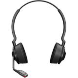 Jabra Engage 55 draadloze stereo headset met Link 400 USB-A DECT adapter - met noise cancelling microfoon en groot bereik - gecertificeerd voor Google Meet en Zoom, werkt met andere platformen - zwart