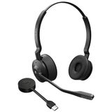 Jabra - Engage 55 - DECT-headset - Stereo - Draadloos - USB-C-adapter