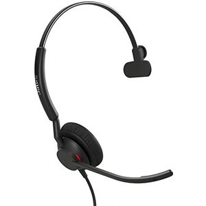 Jabra Engage 40 bedrade mono headset - met noise cancelling-technologie en USB-A kabel - ultra-lichtgewicht - werkt met alle toonaangevende Unified Communications-platforms zoals Zoom, Unify - zwart