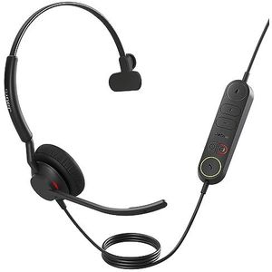 Jabra Engage 40 Over Ear headset Telefoon Kabel, Bluetooth Mono Zwart Ruisonderdrukking (microfoon) Volumeregeling