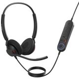 Jabra - Engage 40 - Bedrade Stereo Headset - Zwart - USB-A Kabel - MS Teams-gecertificeerd