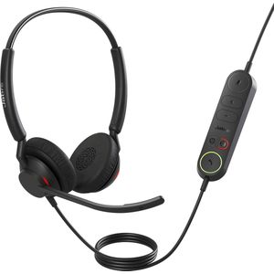 Jabra Engage 40 Headset Bedraad Hoofdband Kantoor/callcenter USB Type-C Zwart