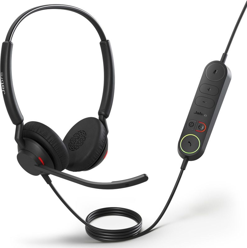 Jabra Engage 40 UC (Bedraad, USB-C), Kantoorheadset, Zwart