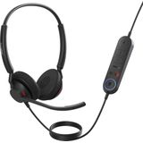 Jabra - Engage 40 - Bedrade Stereo Headset - Zwart - USB-C - MS Teams-gecertificeerd