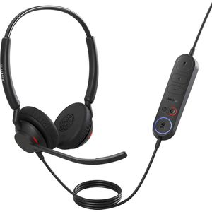 Jabra - Engage 40 - Bedrade Stereo Headset - Zwart - USB-C - MS Teams-gecertificeerd