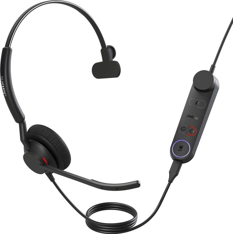 Jabra - Engage 50 II - Mono-Headset - Zwart - USB-A - MS Teams Gecertificeerd