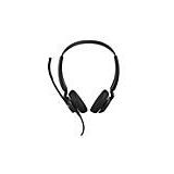 Jabra Engage 50 II schnurgebundenes Stereo-Headset mit Link Call Control, geräuschunterdrückender 3-Mic-Technologie und USB-C-Kabel - MS Teams-Zertifiziert, mit Allen Plattformen kompatibel - Schwarz