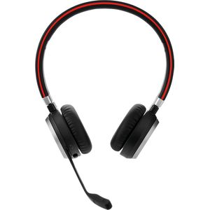 Jabra Evolve 65 SE Wireless Stereo Headphones - Bluetooth, Noise-Canceling Microphone, Long Battery Life, Dual Connectivity, MS Teams Certified, Supports Other Platforms - Black