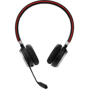 Jabra Evolve 65 Headset - Bedraad en Draadloos - Hoofdband - Oproepen/Muziek - Micro-USB - Bluetooth - Zwart