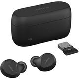Jabra Evolve2 Buds True Wireless, ANC, MultiSensor Voice draadloze in-ear Bluetooth-hoofdtelefoon en draadloze inductie-oplader, MS Teams gecertificeerd, compatibel met andere oplossingen, zwart