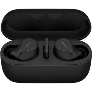 Jabra Evolve2 Buds True Wireless Stereo (TWS) hoofdtelefoon voor oproepen/muziek, Bluetooth, zwart